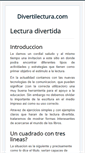 Mobile Screenshot of divertilectura.com