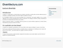 Tablet Screenshot of divertilectura.com